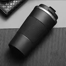 510ml Double Stainless Steel 304 Coffee Thermos Mug Leak-Proof Non-Slip Car Vacuum Flask Travel Thermal Cup Water Bottle