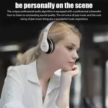 Wireless Headphones Bluetooth 5.0 Earphones Foldable HIFI Stereo Bass for Music Gaming Kid Girl Earphone for Smartphone