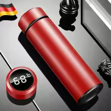 500ML Temperature Display Thermos Cup Stainless Steel Divided