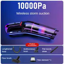 10000PA Car Vacuum Cleaner Mini Portable Wireless Hand held Cleaner for Home Appliance Powerful Cleaning Machine
