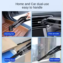 10000PA Car Vacuum Cleaner Mini Portable Wireless Hand held Cleaner for Home Appliance Powerful Cleaning Machine