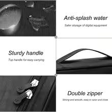 Cable Storage Bag Waterproof Digital Electronic Organizer Portable USB