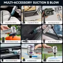 6 IN 1 Car Vacuum Cleaner Suction Blow Vaccum Vacum Wireless Home Handheld
