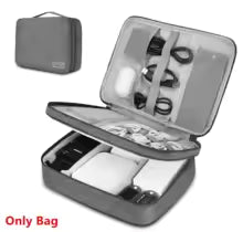 Cable Storage Bag Waterproof Digital Electronic Organizer Portable USB