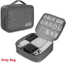 Cable Storage Bag Waterproof Digital Electronic Organizer Portable USB