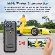 Ultra HD 4K WiFi Mini Camera Portable Digital Video Recorder Police BodyCam