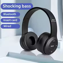 Wireless Headphones Bluetooth 5.0 Earphones Foldable HIFI Stereo Bass for Music Gaming Kid Girl Earphone for Smartphone