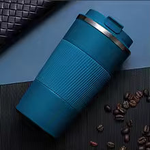 510ml Double Stainless Steel 304 Coffee Thermos Mug Leak-Proof Non-Slip Car Vacuum Flask Travel Thermal Cup Water Bottle