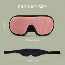 3D Sleep Eye Mask for Sleeping Mask Soft Memory Foam Eye Shades Blindfold Sleeping Aid Face Eyepatch Mask for Travel Couple Gift