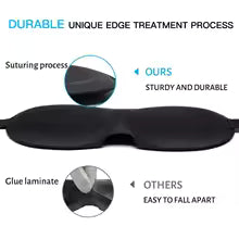 1 Piece 3D Sleep Mask Blindfold, Sleep Aid Soft Memory Foam Eye Mask, Suitable For Sleep Travel Blackout Sleep Mask Eye Mask