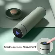 500ML Temperature Display Thermos Cup Stainless Steel Divided