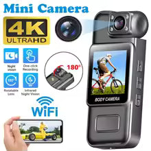 Ultra HD 4K WiFi Mini Camera Portable Digital Video Recorder Police BodyCam