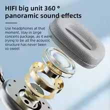 Wireless Bluetooth Headset Outdoor Sports Gaming Wireless Headphones with Mic Noise Cancelling Earbuds Bluetooth Earphones