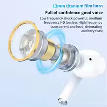 Wireless Bluetooth Earphones Headphones HiFi Sound Low Latency Noise Reduction Earbuds for IPhone Android