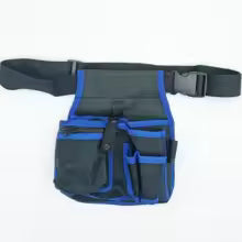 Hardware and electrician's tool bag, multi-purpose waist-hanging bag, maintenance bag, electrician's waist pack.