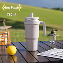 780ml Large Capacity Thermo Bottle with Magnetic Dust Cap Stainless Steel