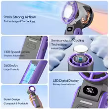 Handheld Fan Mini Cooling