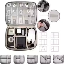 Cable Storage Bag Waterproof Digital Electronic Organizer Portable USB