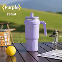 780ml Large Capacity Thermo Bottle with Magnetic Dust Cap Stainless Steel