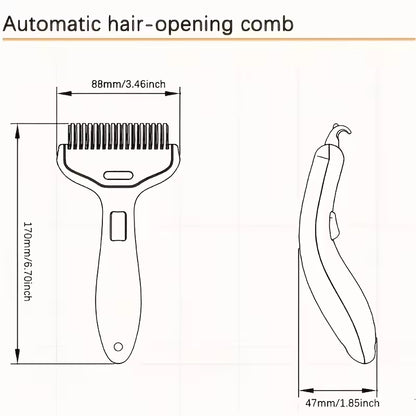 Stainless Steel Dog Thinning Comb