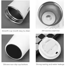 Thermo Cup for Tea Water Coffee Double Stainless Steel