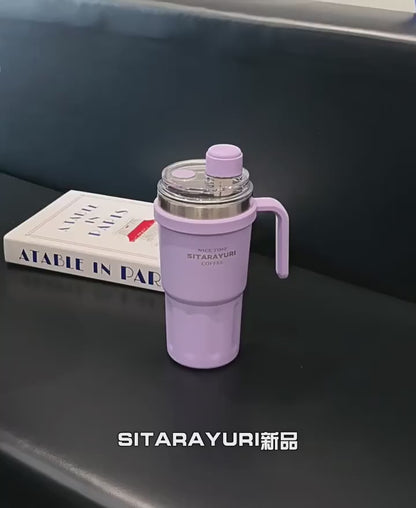 780ml Large Capacity Thermo Bottle with Magnetic Dust Cap Stainless Steel